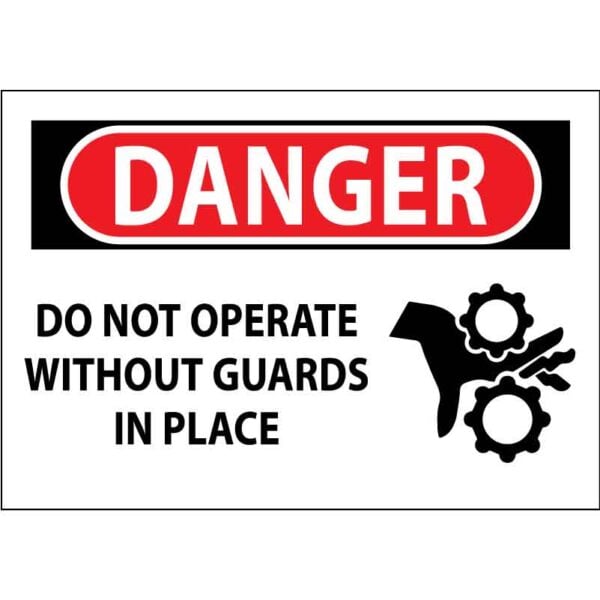 Danger - Do Not Operate Without Gauges in Place