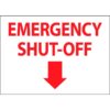 Emergency Shut-Off (Down Arrow)