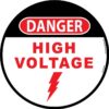 Floor Decal - High Voltage