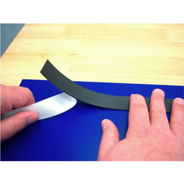 4-Pack of Peel & Stick Magnetic Strip, 1”x8” - Visual Workplace, Inc.