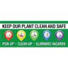 Keep Our Plant Clean & Safe Banner