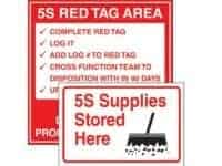 Pre Made 5S Signs
