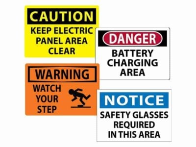 Pre-Made Safety Signs Pre-Made Safety Signs.