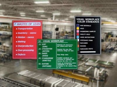 Lean 5S Safety Signs Lean 5S Safety Signs