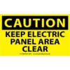 Caution Keep Electrical Panel Area Clear