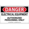 Danger Electrical Equipment - Authorized Personnel