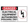 Danger Electrical Equipment Authorized Personnel Only