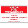 Halon Fire Extinguisher