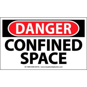Danger - Confined Space
