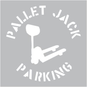 Pallet Jack Parking - Floor Stencil