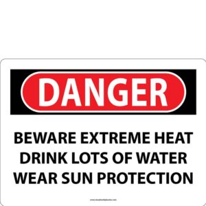 Danger Extreme Heat Sign