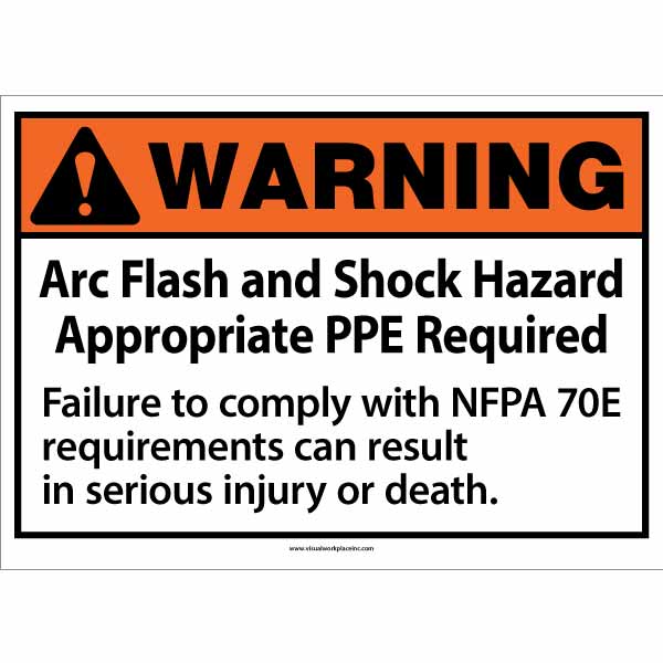 ANSI Warning Arc Flash