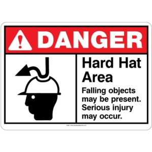 ANSI Danger Hard Hat Sign