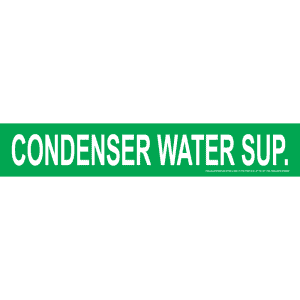 Condenser Water Sup.