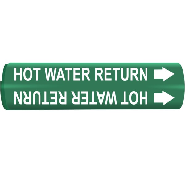 Green Hot Water Return Wrap-On