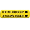 Yellow Heating Water Supply Wrap-On