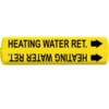 Yellow Heating Water Return Wrap-On