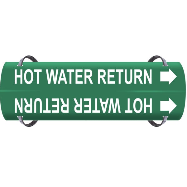 Green Hot Water Return Strap-On