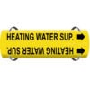 Yellow Heating Water Supply Strap-On