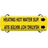 Yellow Heating Hot Water Sup. Strap-On