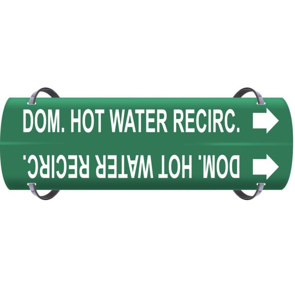 Dom. Hot Water Recipric. Strap-On