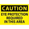 Caution Eye Protection Required in this area
