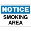 Notice Smoking Area