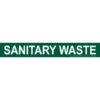 Sanitary Waste Stick On