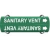 Sanitary Vent Strap On Pipe Marker