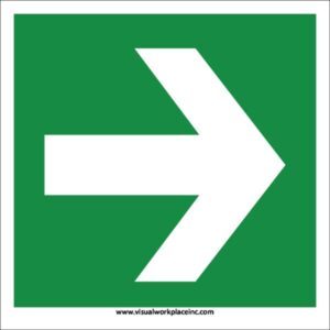 Glow Directional Arrow Straight