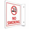 90 Degree Projecting Sign No Smoking