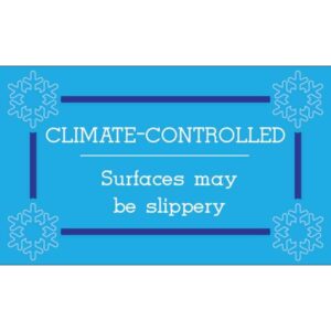PolyLabel: Climate-Controlled Surfaces May Be Slippery, 5pk