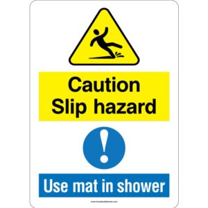 Caution Slip Hazard