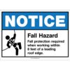 Notice Fall Hazard ANSI