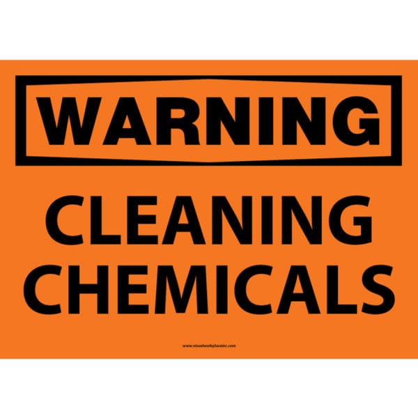 Warning Cleaning Chemicals