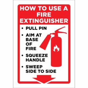 How to use a Fire Extinguisher: PASS Technique explained - Arrow Down