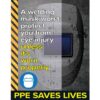 PPE Saves Lives - A welding mask won't protect you from eye injury unless it's worn properly