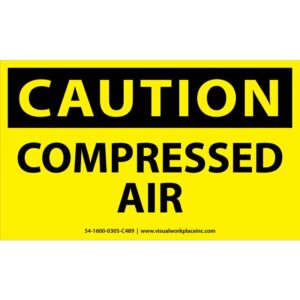 Caution Compressed Air