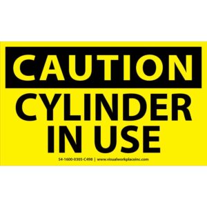 Caution Cylinder in Use