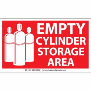 Empty Cylinder Storage Area