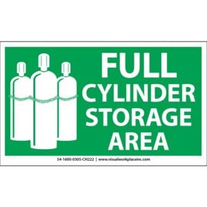 Full Cylinder Storage Area