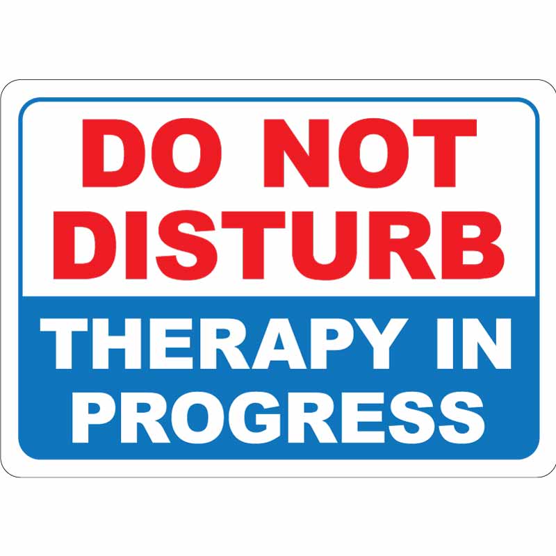 Do Not Disturb Therapy In Progress