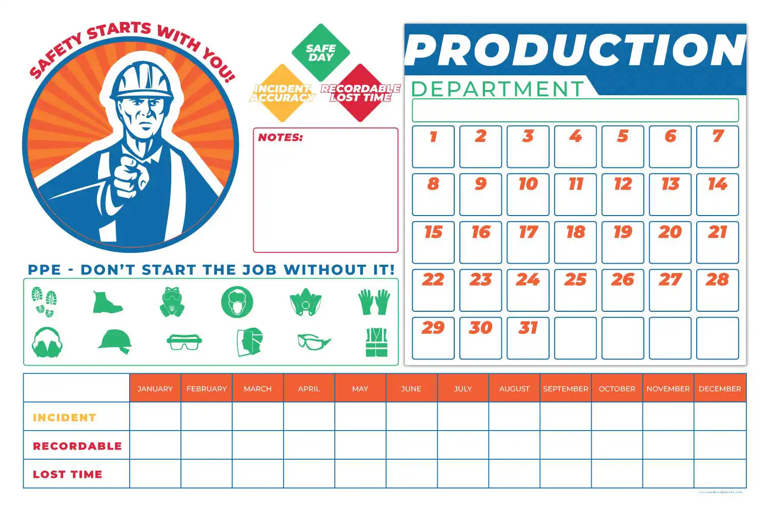 Safety Calendar, 24