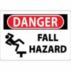 Danger. Fall Hazard.