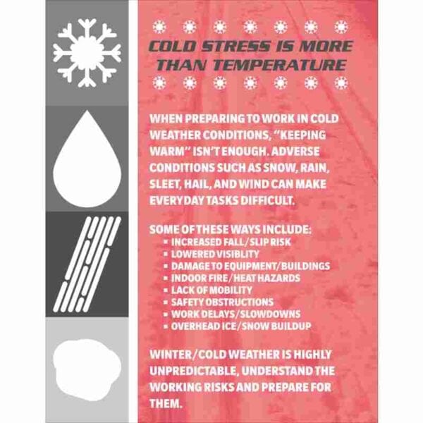 Poster: Cold Stress Is More Than Temperature - Be Careful