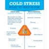 Poster: Cold Stress What To Watch For - Frost Bite & Hypothermia