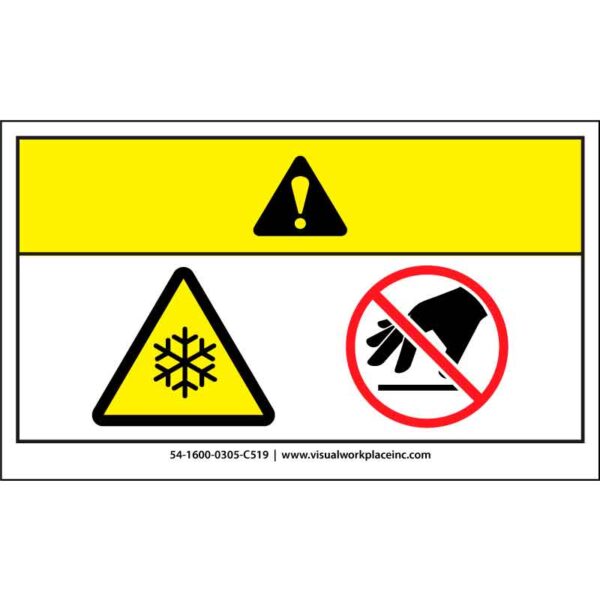 Caution Cold Do Not Touch Icons