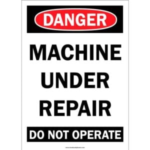 Danger - Machine Under Repair