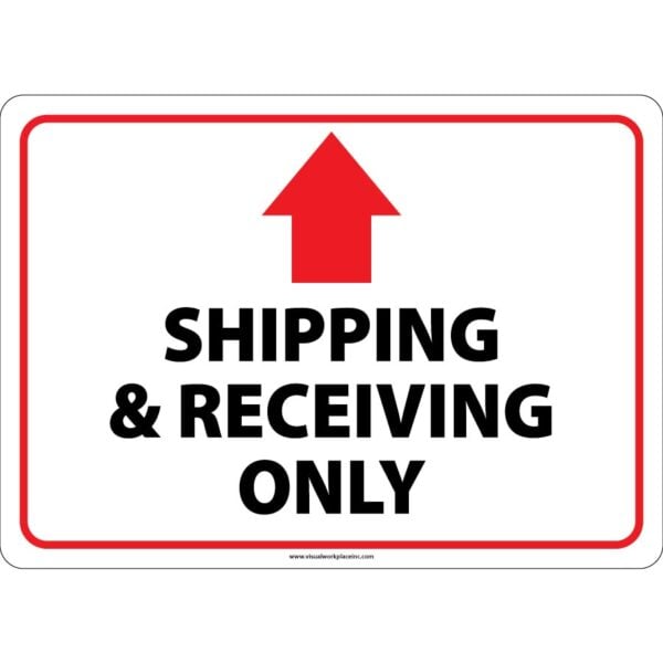 Shipping & Receiving Only Up Arrow