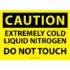 Caution: Extremely Cold Liquid Nitrogen Do Not Touch